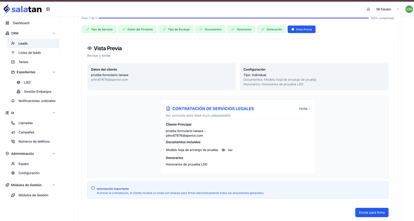 Área de clientes vista 3